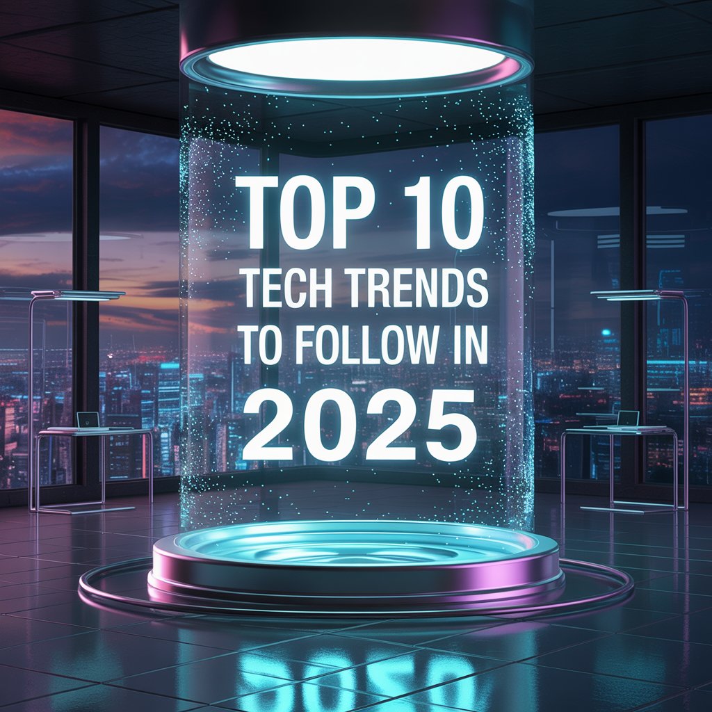 Top 10 Tech Trends to Follow in 2025